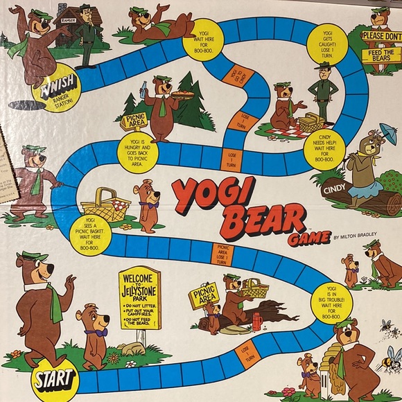 Yogi Bear Board Game 1980 Complete - Picture 6 of 6